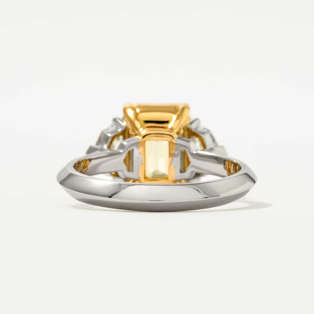VERAMEAT ベラミート GEMINI ゴールド リング The Winora - 2.35 CT Emerald Cut Aquamarine Ring – Lavender