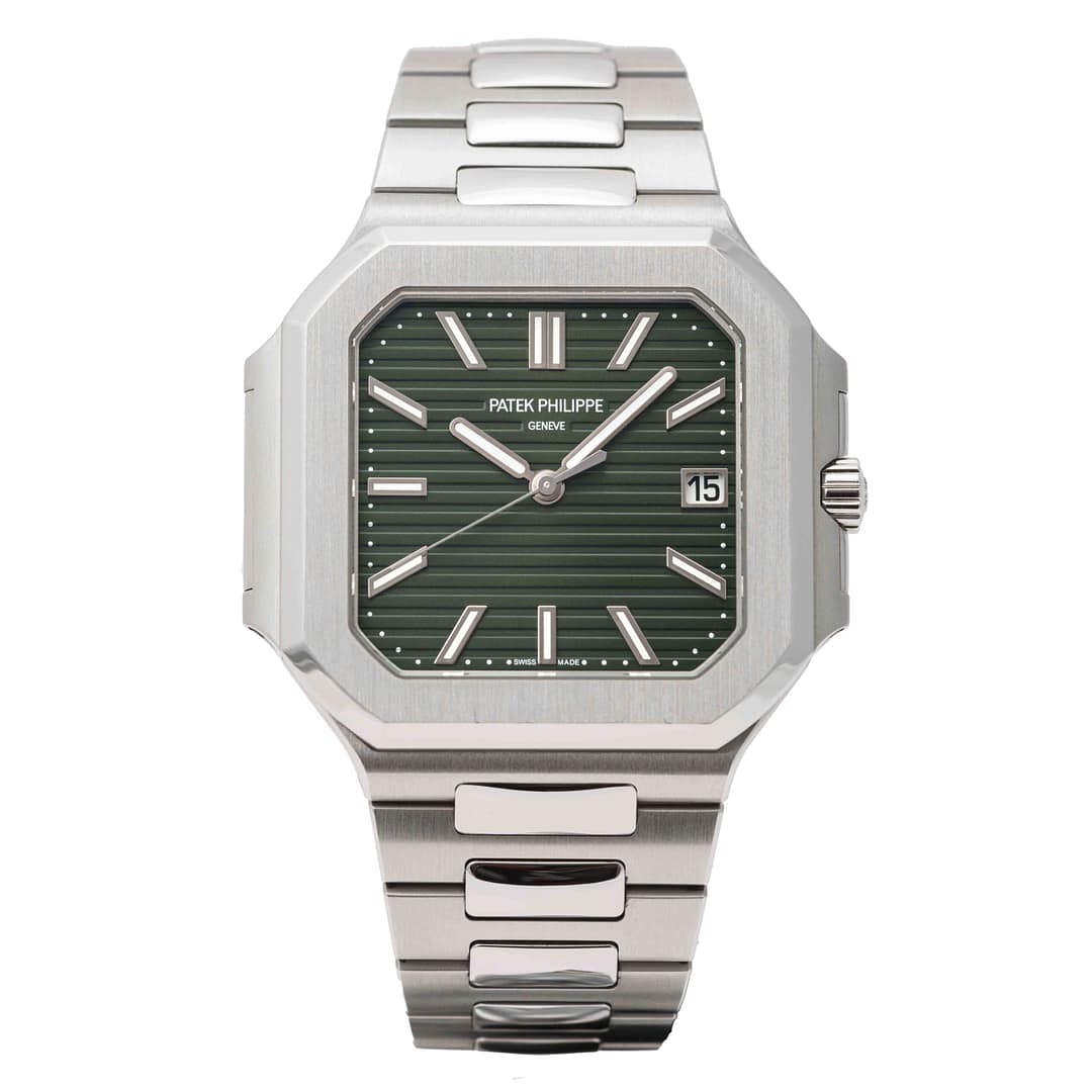 Patek Philippe Cubitus Olive Green Dial Stainless Steel 45mm (5821