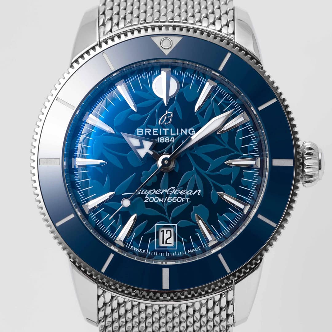 Bristol 星柄 ネイビー 上下 Preowned Breitling Superocean Heritage B31 Automatic 40 Kelly