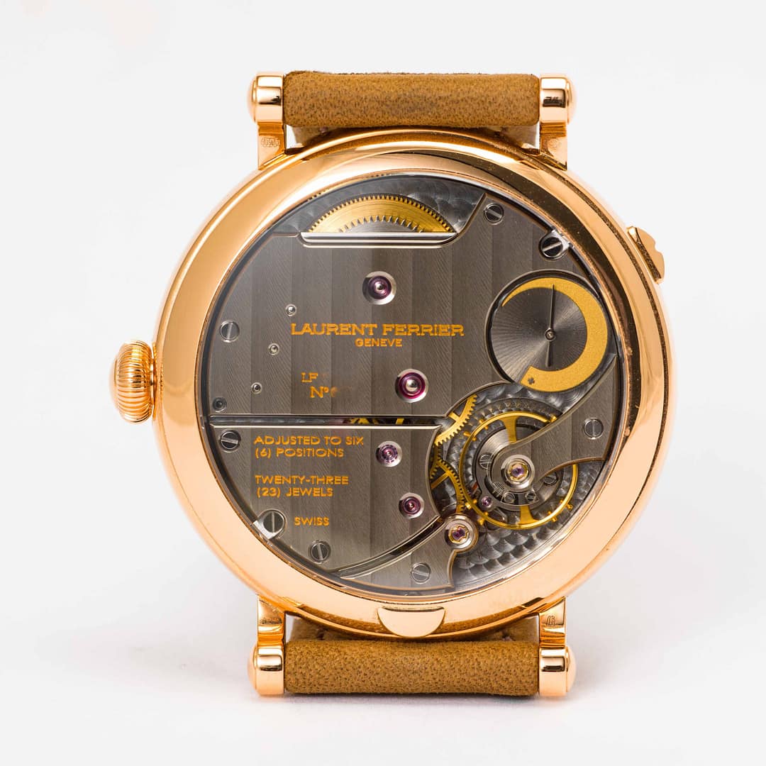 Preowned Laurent Ferrier Ecole Annual Calendar Opaline Dial Rose