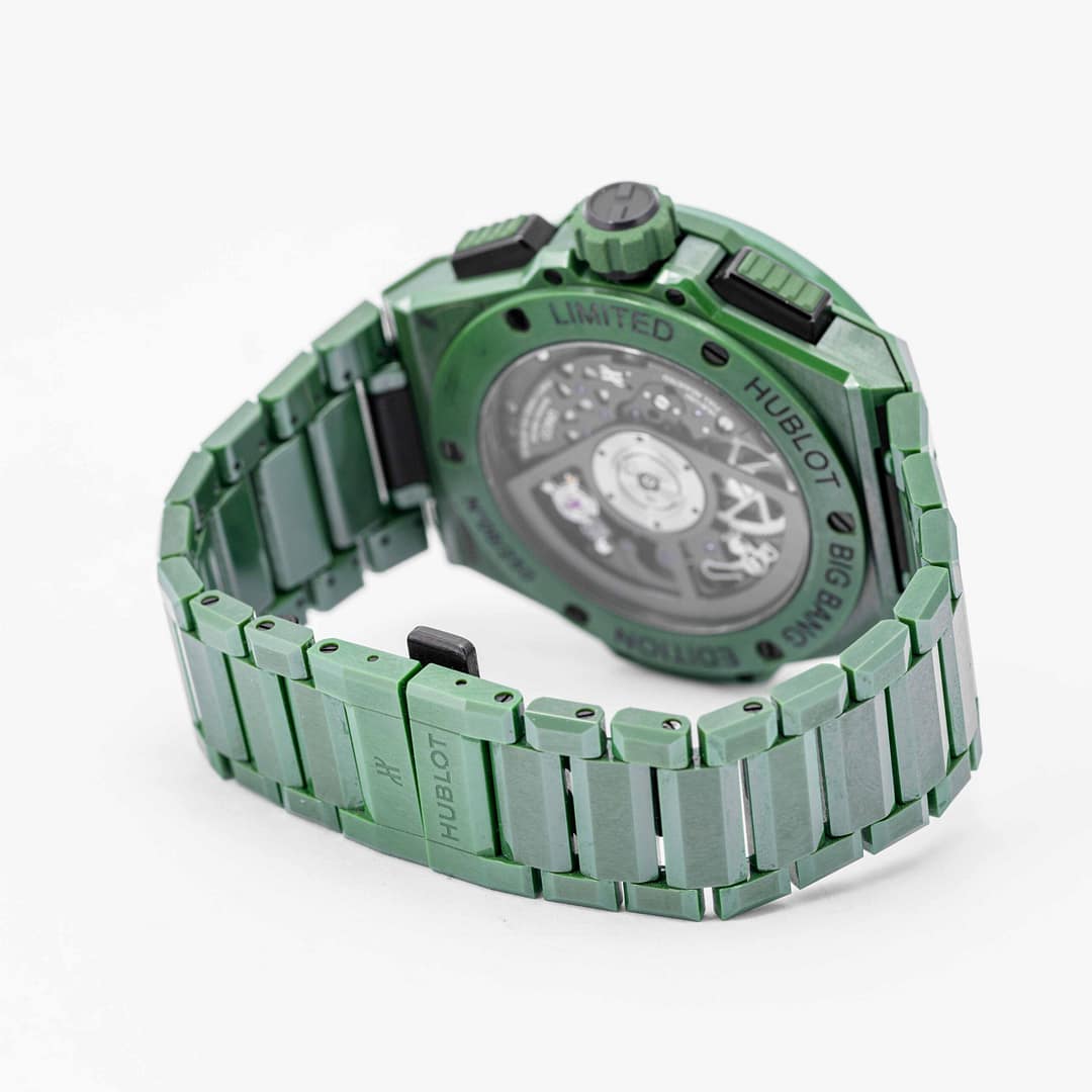 Preowned Hublot Big Bang Unico Integrated L.E. (250 pces) Green