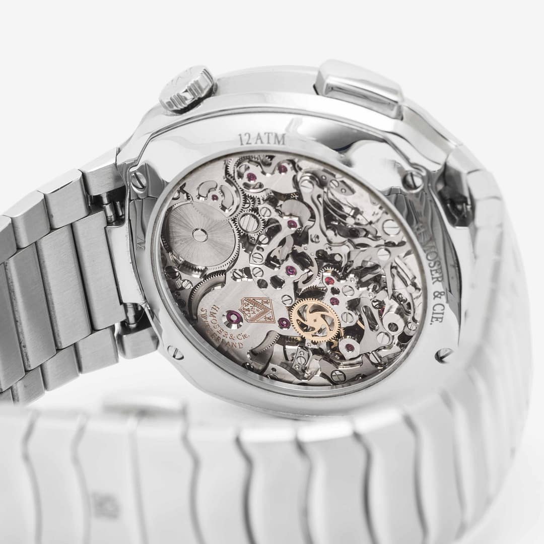 H. Moser & Cie. Streamliner Flyback Chronograph Blue Dial