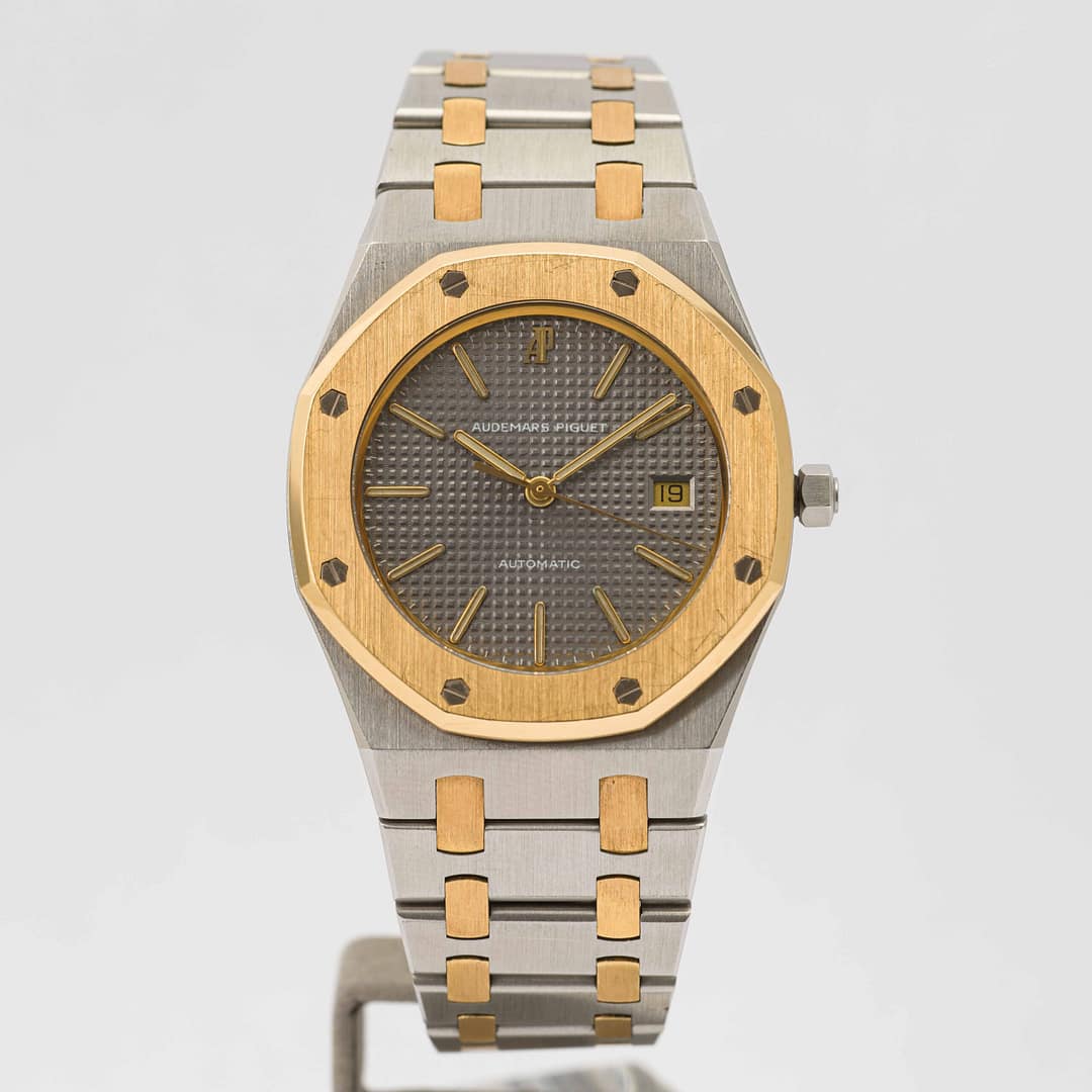 Audemars Piguet Royal Oak Grey Dial Two-Tone Yellow Gold and