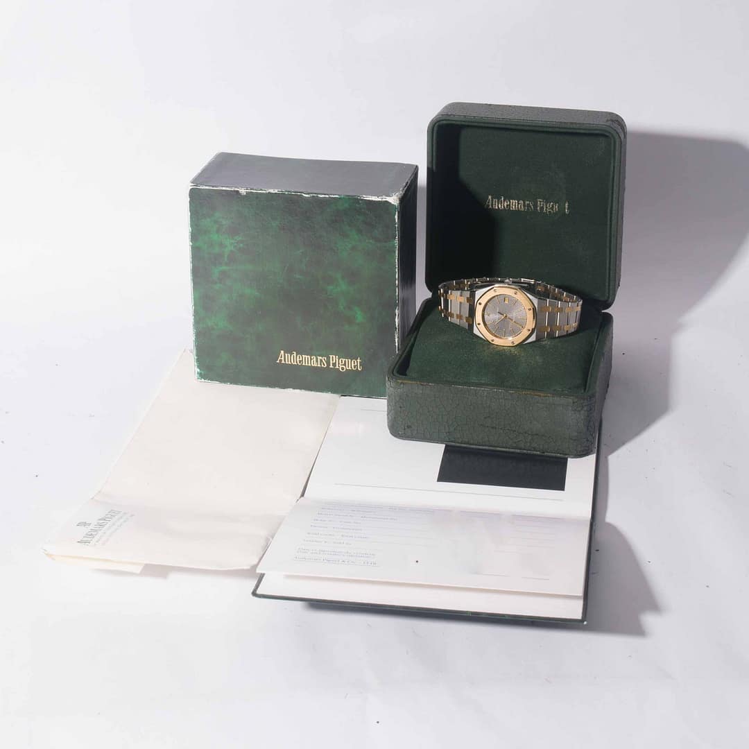 Audemars Piguet Royal Oak Grey Dial Two-Tone Yellow Gold and