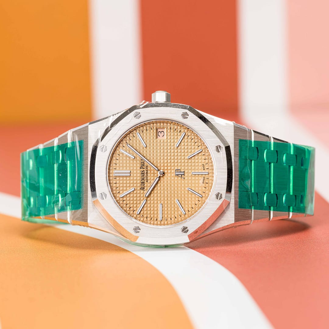 Audemars Piguet Royal Oak Jumbo Salmon Dial White Gold 39mm