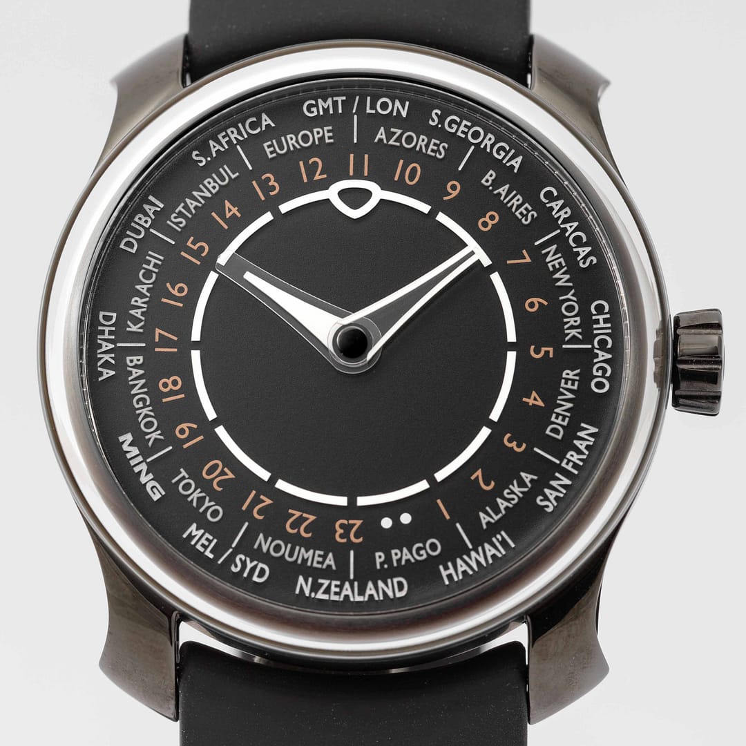 MING 29.01 Midnight World-Timer L.E. (25 pieces) Black DLC