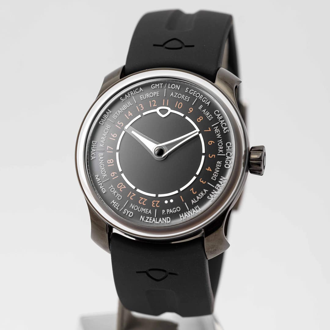 MING 29.01 Midnight World-Timer L.E. (25 pieces) Black DLC