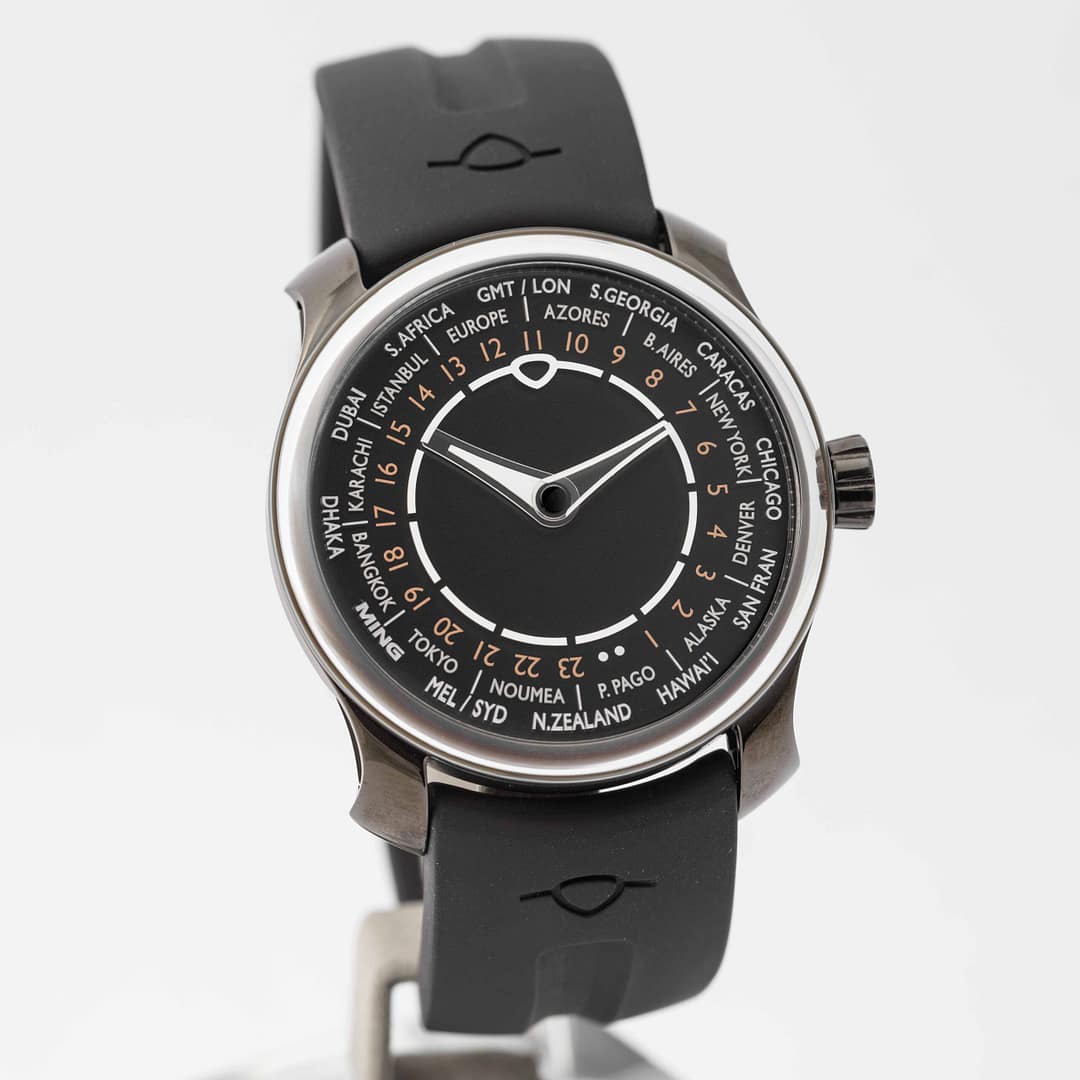 MING 29.01 Midnight World-Timer L.E. (25 pieces) Black DLC