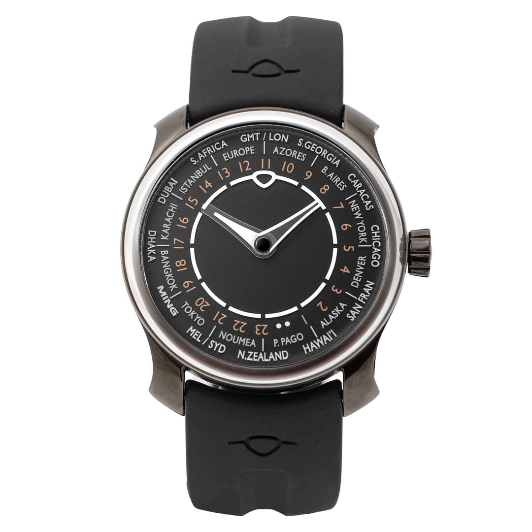 MING 29.01 Midnight World-Timer L.E. (25 pieces) Black DLC