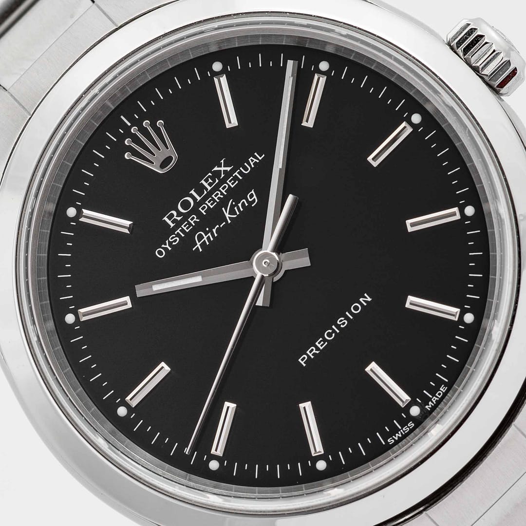 Rolex Oyster Perpetual Air King Precision Black Dial Stainless