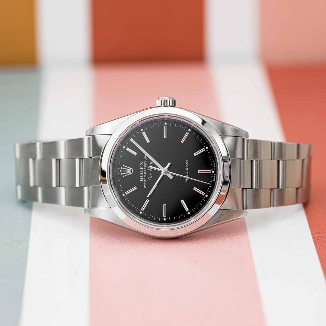 Rolex Oyster Perpetual Air King Precision Black Dial Stainless