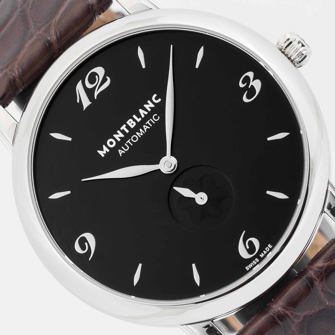 Preowned Montblanc Star Classique Automatic Black Dial Stainless