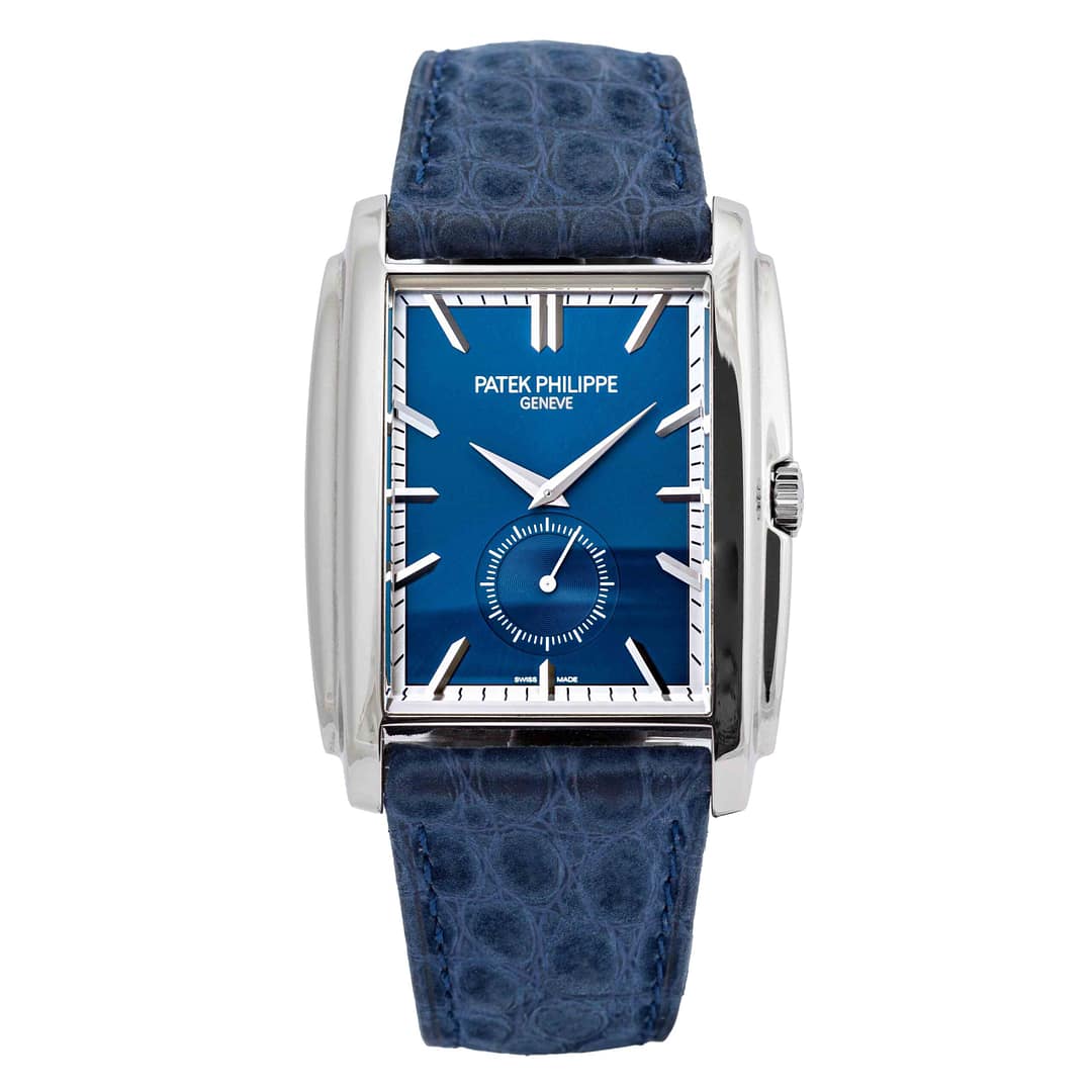 PATEK PHILIPPE シーリングスタンプ ノベルティ Patek Philippe Gondolo Blue Dial White Gold 33.4mm x 43mm (5124G