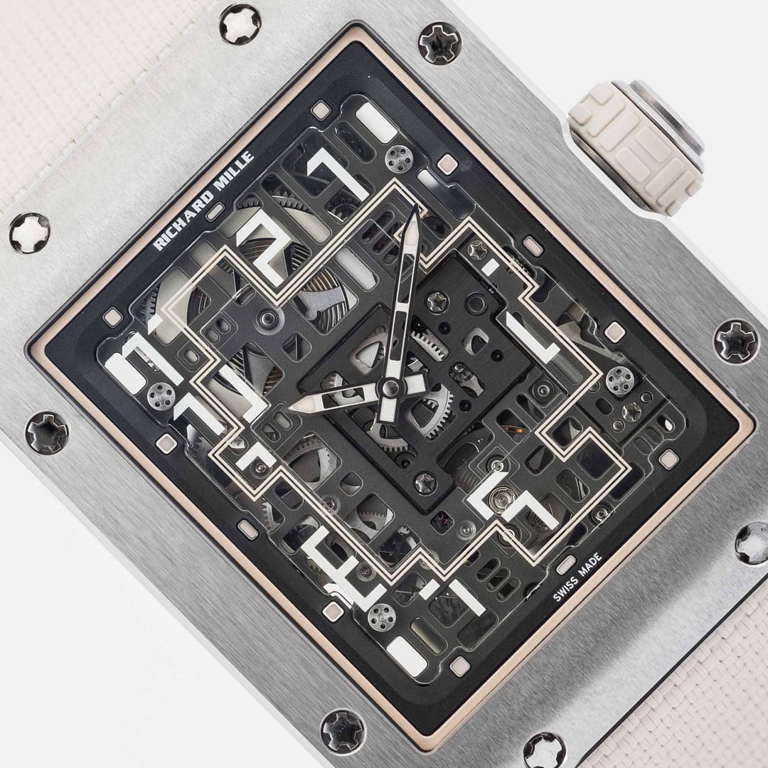Richard Mille Automatic Winding Extraflat Titanium 36mm x 45.6mm