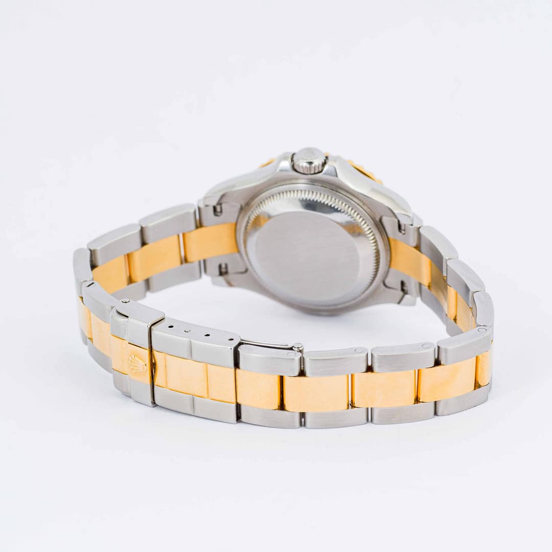 Rolex Yacht-Master Ladies Blue Dial Two-Tone Yellow Gold and