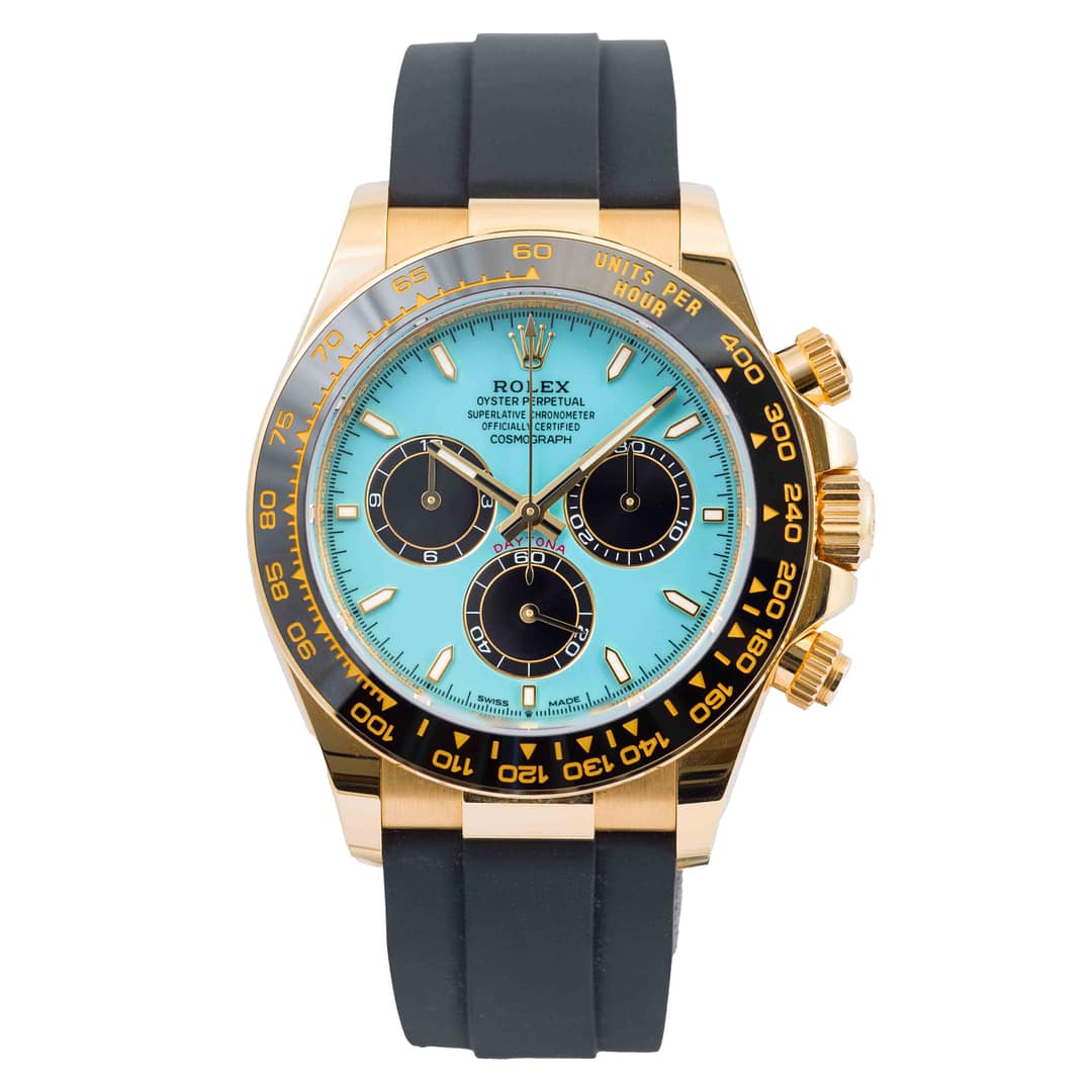 Rolex Cosmograph Daytona Turquoise Dial Yellow Gold 40mm (126518LN