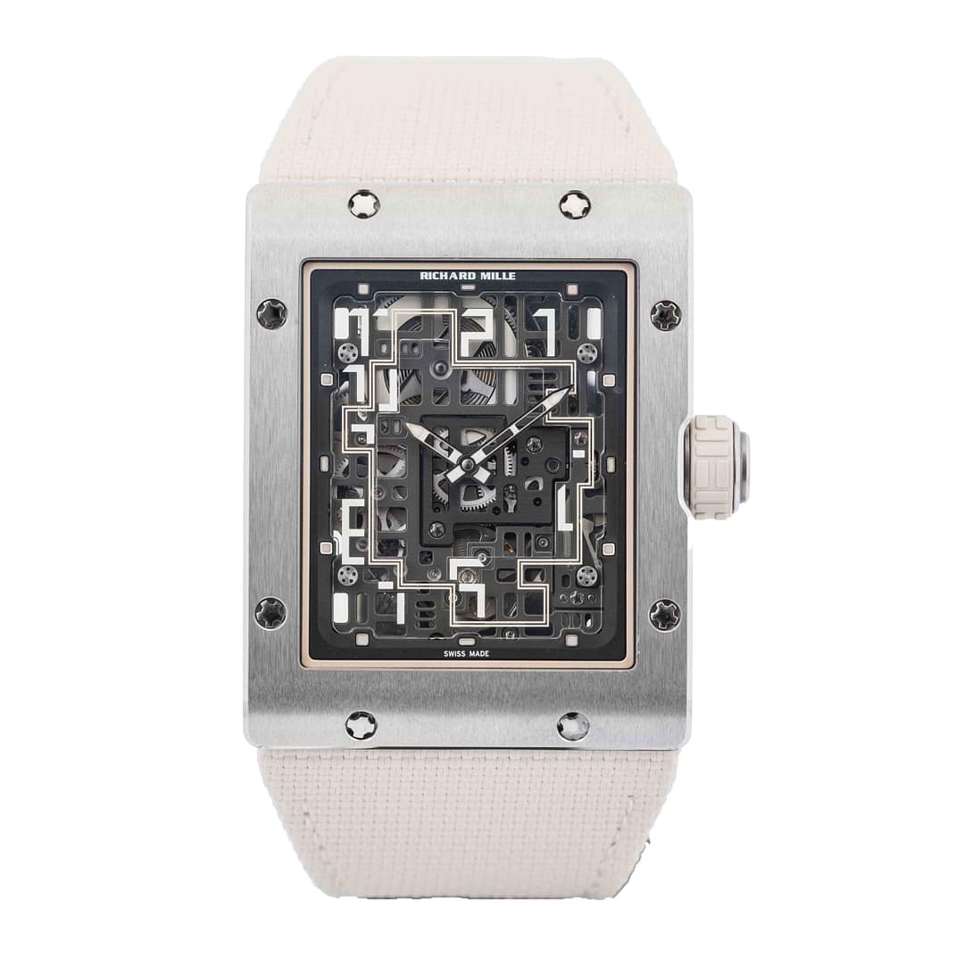 Richard Mille Automatic Winding Extraflat Titanium 36mm x 45.6mm
