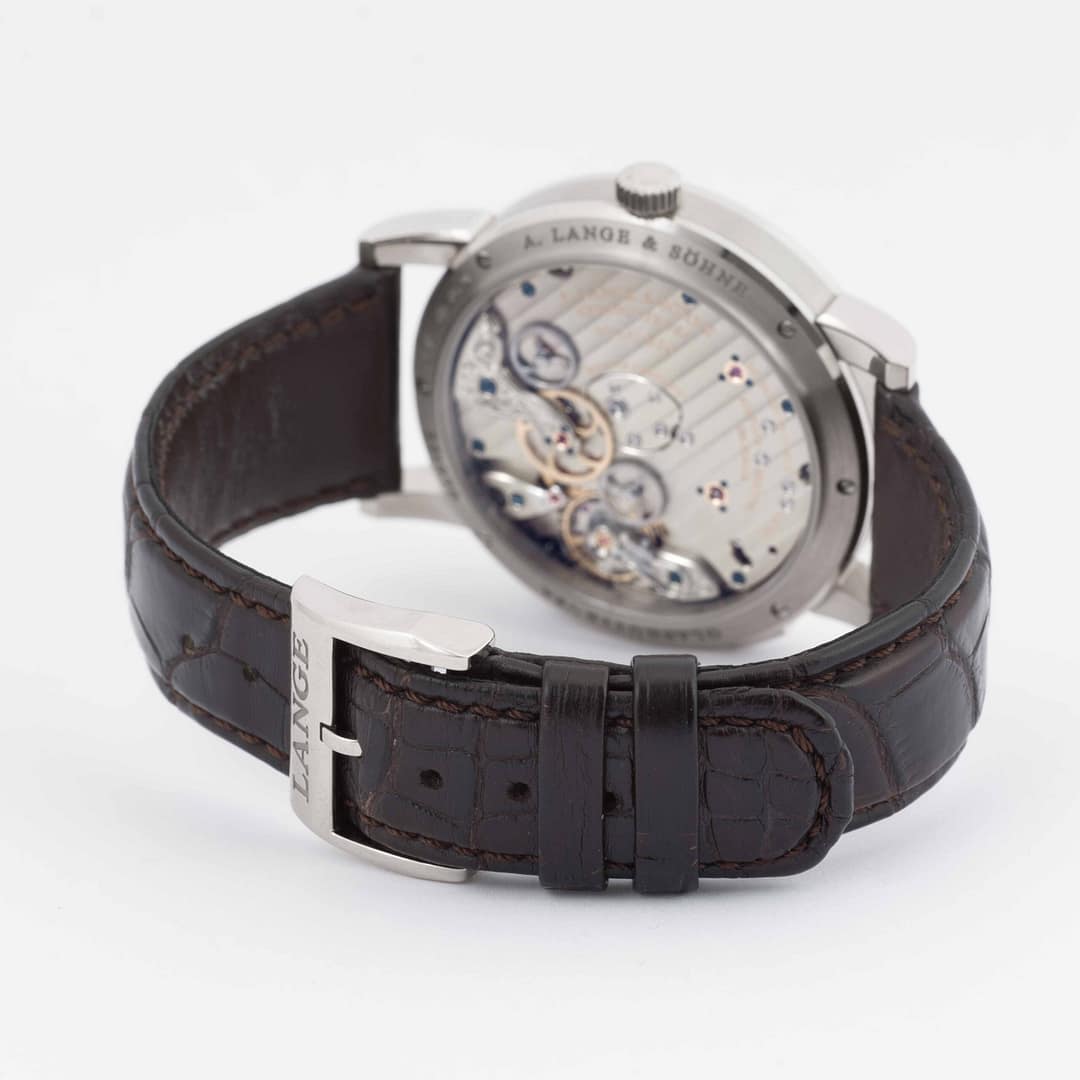 A. Lange & Söhne Lange 1 Time Zone Black Dial White Gold 41.9mm