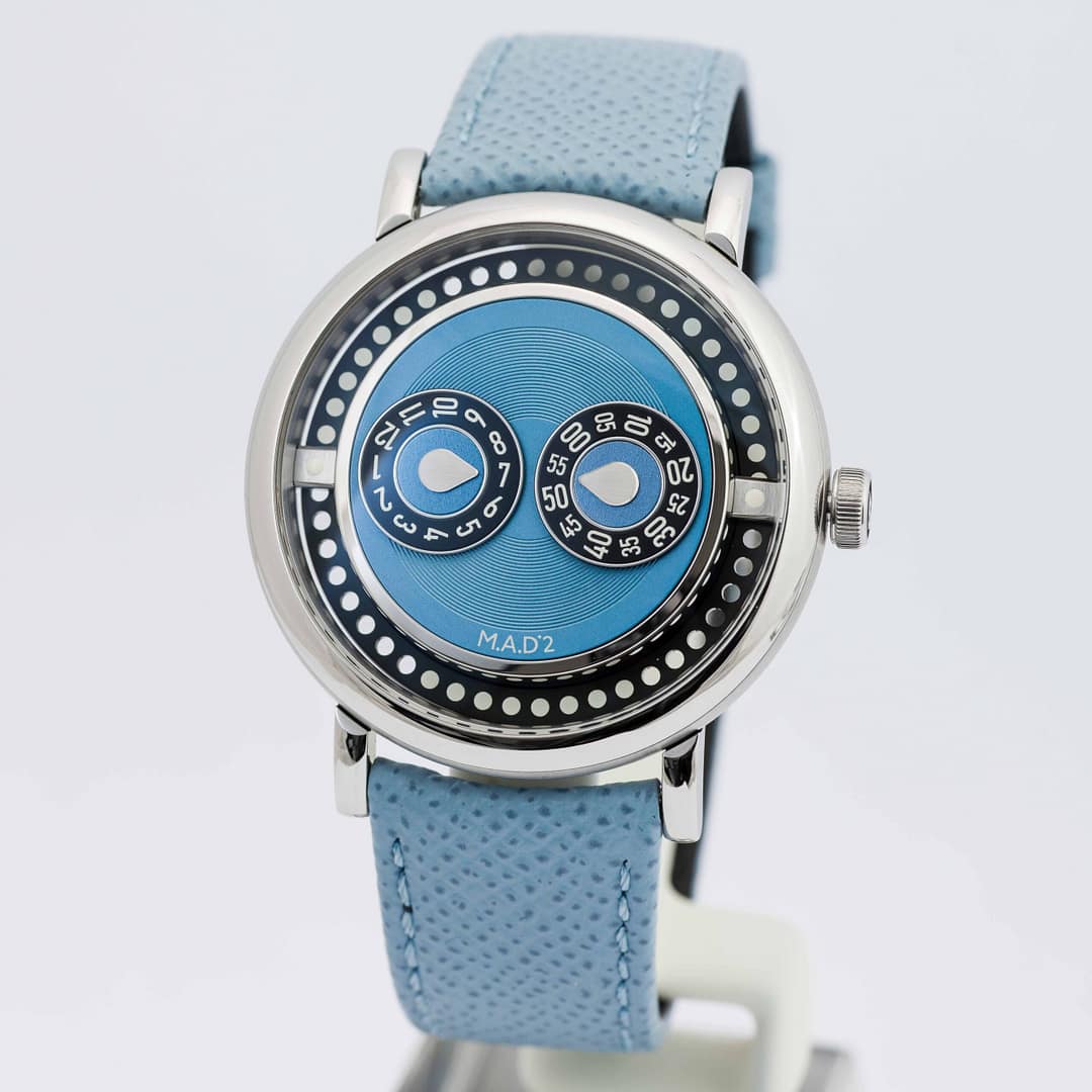 MB&F M.A.D. 2 Blue Dial World Tour Edition Stainless Steel 42mm