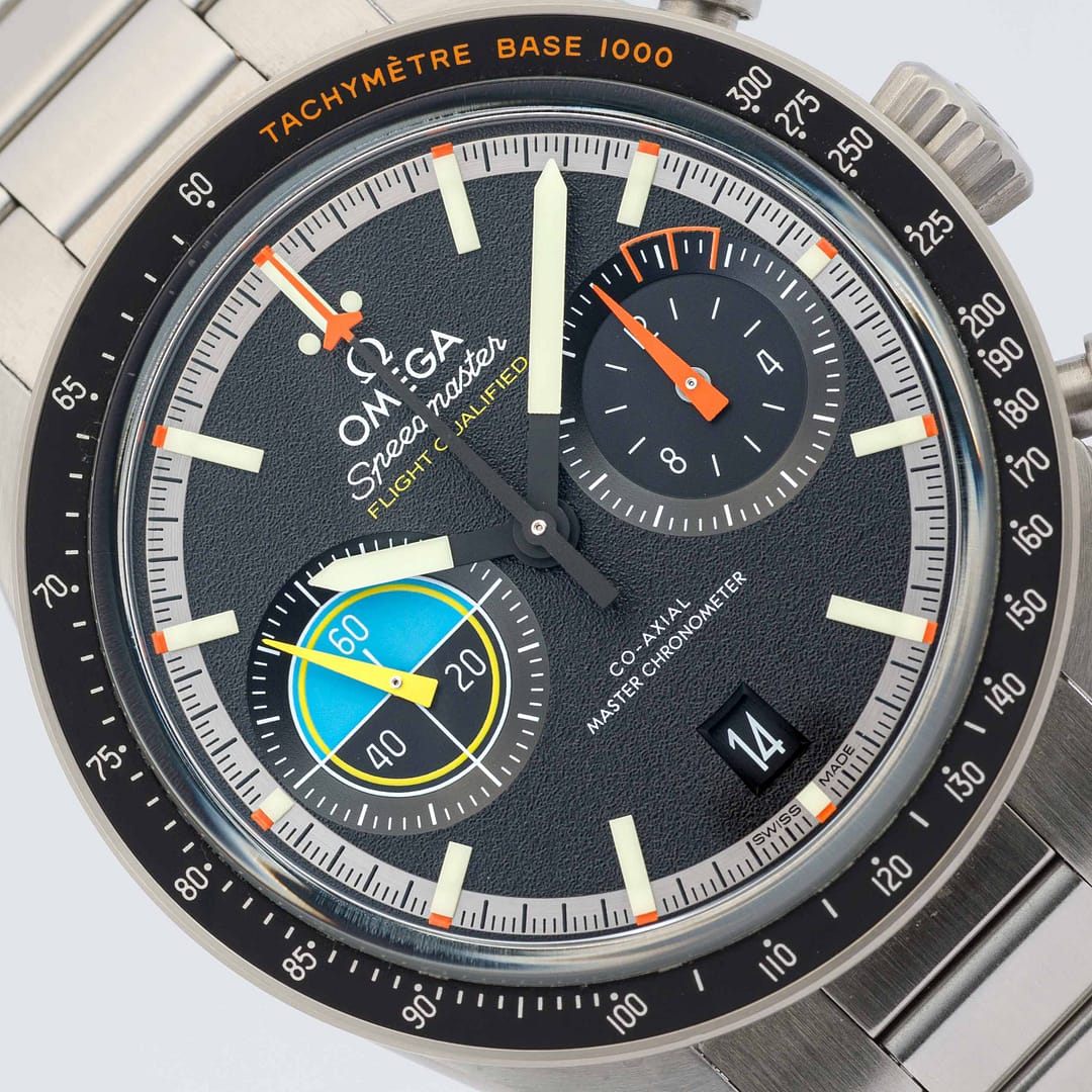 Preowned Omega Speedmaster Pilot Flight Qualified Stainless Steel