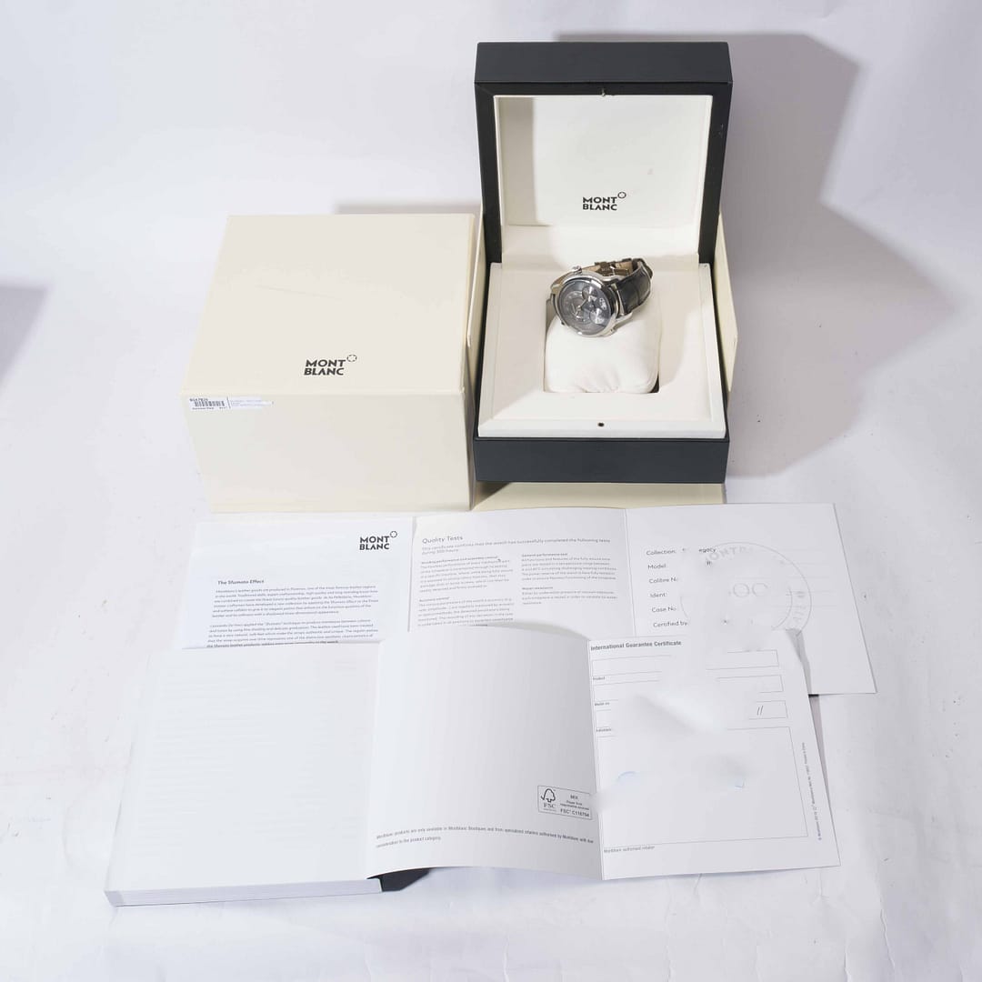 Montblanc Nicolas Rieussec Star Legacy Dual-Time Chronograph Grey