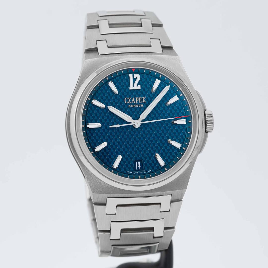 Preowned Czapek Antarctique L Passage de Drake Deep Blue Dial