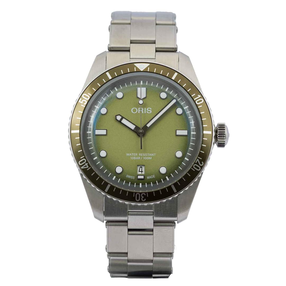 Oris Divers Sixty-Five Date Green Dial Stainless Steel 40mm (01