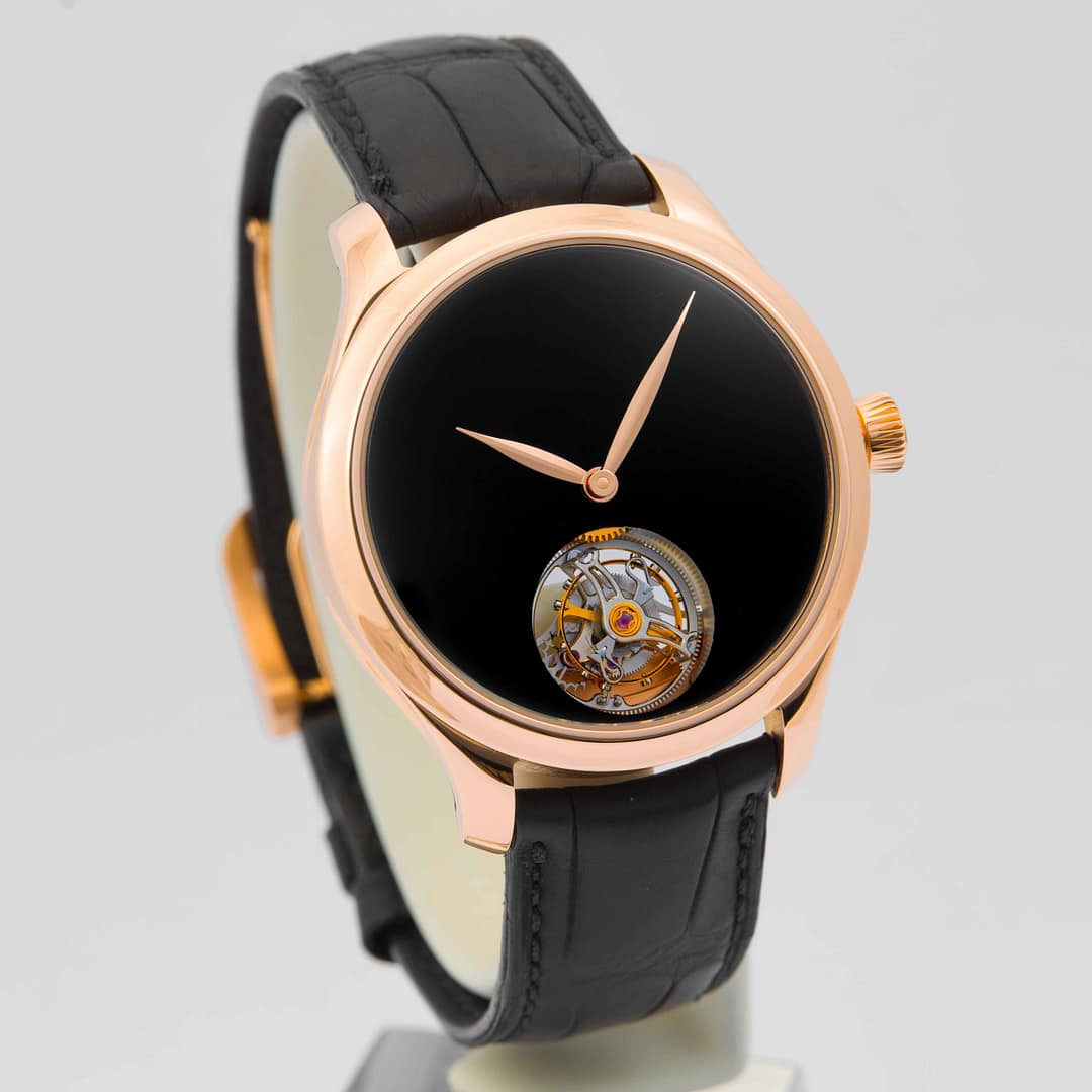 H. Moser & Cie. Endeavour Tourbillon Concept Vantablack Dial Rose