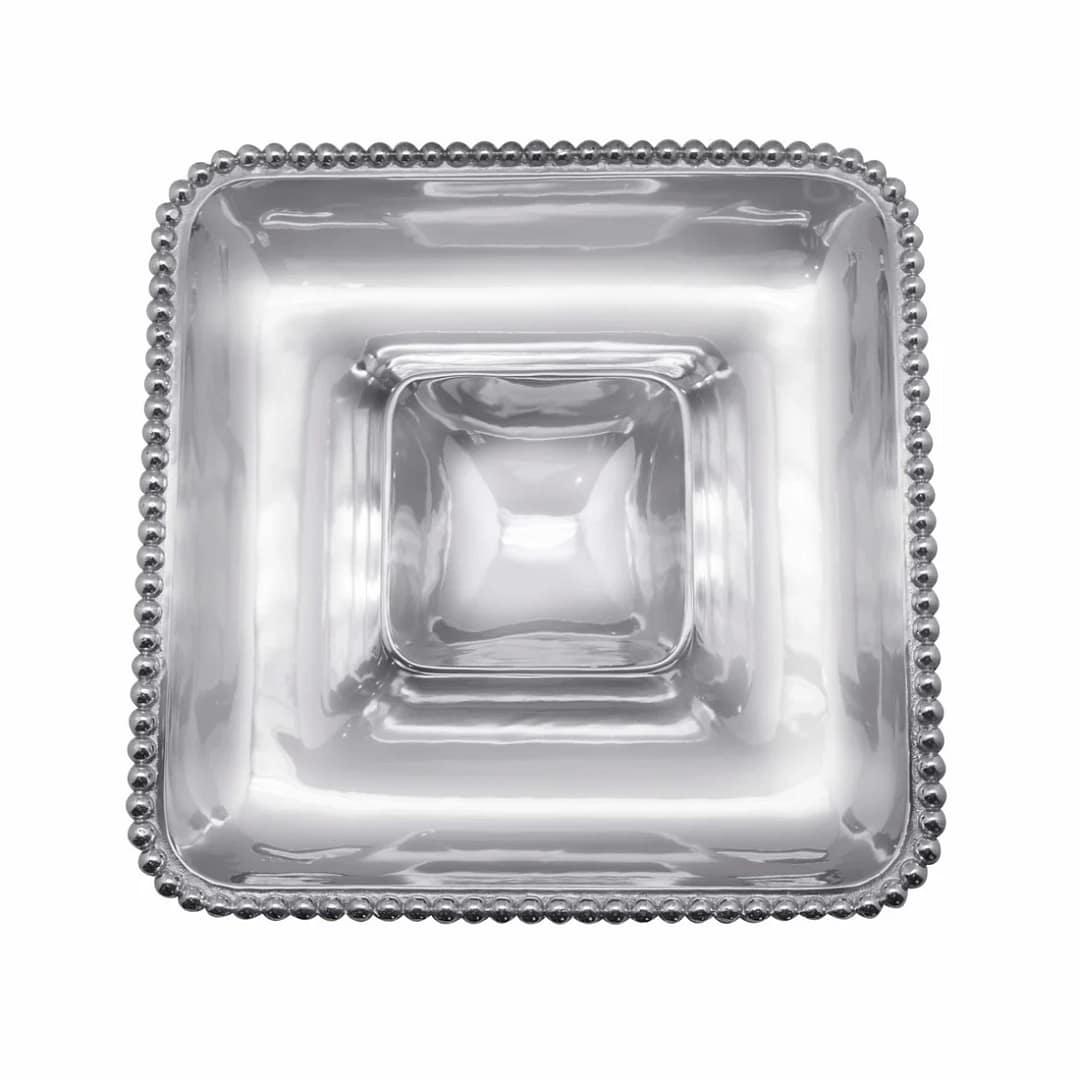 Mariposa Pearled Chip & Dip Tray - Thumbnail 3