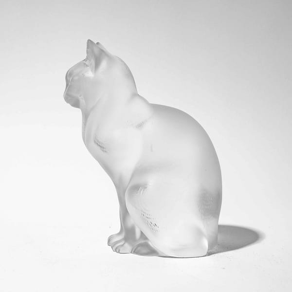 LALIQUE 猫のクリスタル彫刻 LALIQUE CATS | eBay