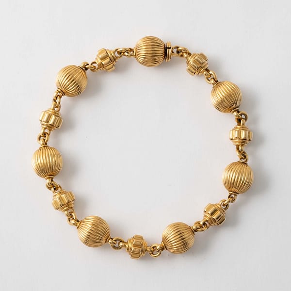 Yellow Gold Articulated Ball Bracelet — Shreve, Crump & Low