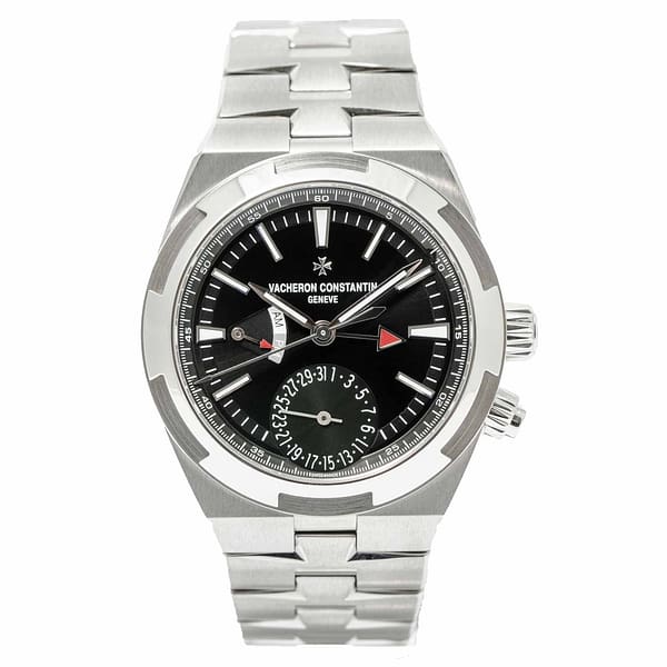 Pre-owned Vacheron Constantin Overseas Dual Time Stainless Steel