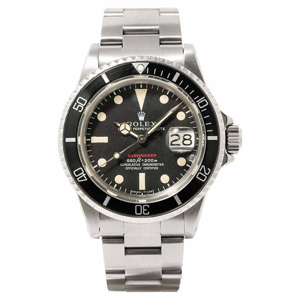 Rolex Vintage 1974 Red Submariner Stainless Steel 40mm (1680
