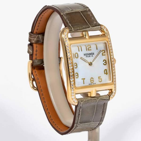 HERMES ロックウォッチ ゴールド HERMES】エルメス ケリーウォッチ 腕時計 ヴィンテージ 金メッキ