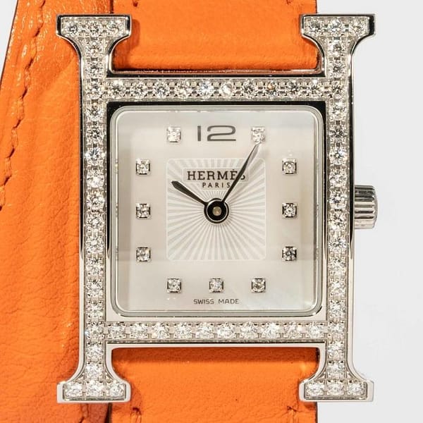 hermes watch diamond