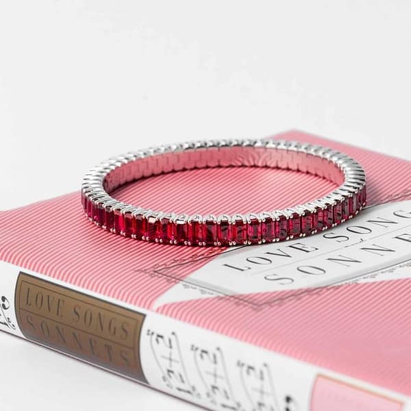 Picchiotti 18.52 carat Emerald Cut Ruby Xpandable Tennis Bracelet