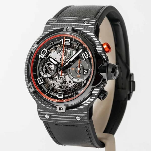 Ferrari Swiss quartz chronograph watch in stainless steel