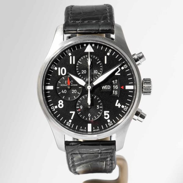 Pre-owned IWC Pilot's Chronograph Stainless Steel 43mm (IW377701
