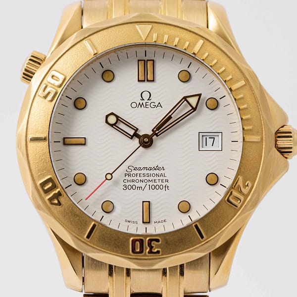 Preowned Omega Seamaster 300 Yellow Gold 41mm (168.1503) — Shreve
