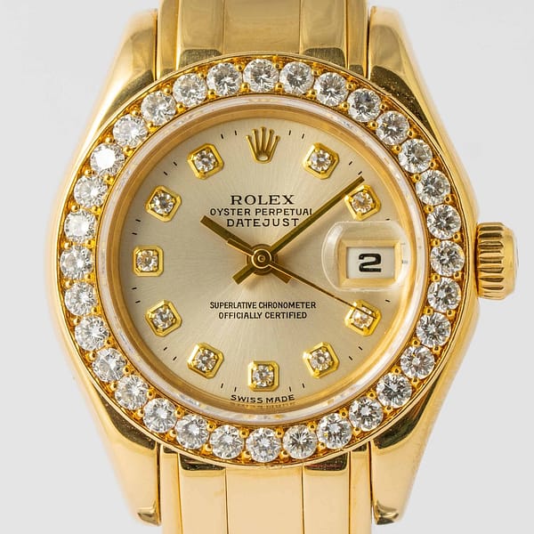 Rolex Lady-Datejust Pearlmaster Masterpiece Yellow Gold 29mm