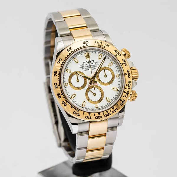 スコッチ　GOLD / MELTON×ACETATE SOUVENIR Rolex Daytona 116578SACO, 18K Yellow Gold, Orange Sapphire