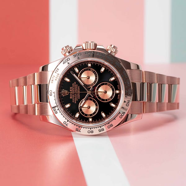 Rolex Cosmograph Daytona Black Dial Rose Gold 40mm (116505