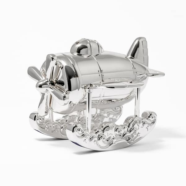 Airplane Bank (Silver-Plated) — Shreve, Crump Low - Main Image