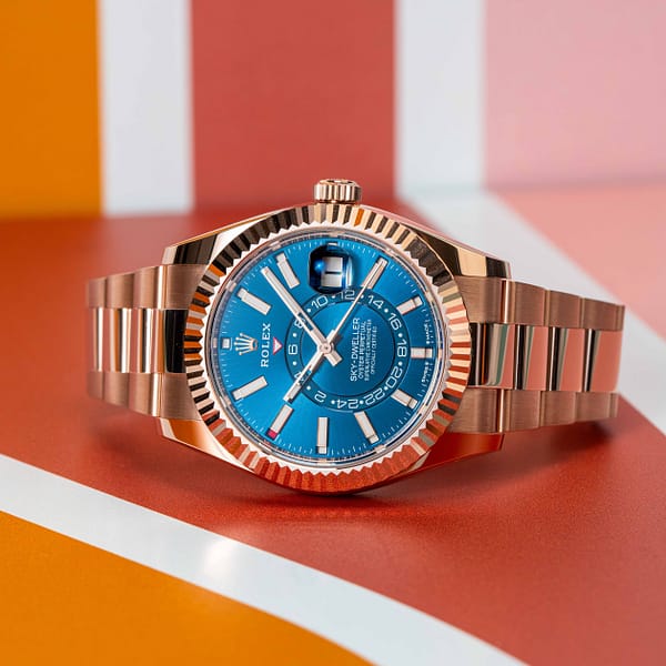 Rolex Sky-Dweller Blue Dial Rose Gold 42mm (336935) - BRAND NEW