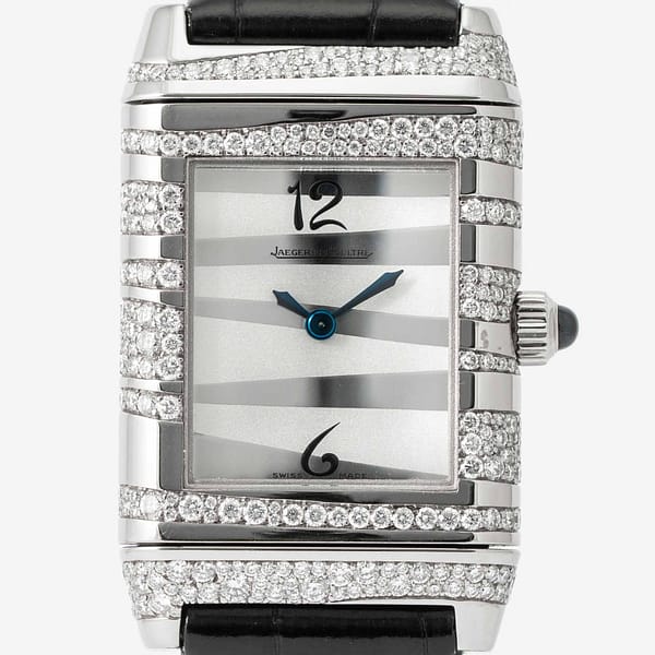 Preowned Jaeger-Lecoultre Ladies Reverso Neva White Gold & Diamond