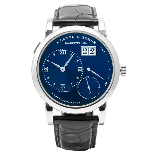 A. Lange & Söhne Lange 1 Blue Dial White Gold 38.5mm (101.027
