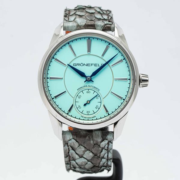 Gronfeld 1941 Principia Automatic Turquoise Dial Stainless Steel