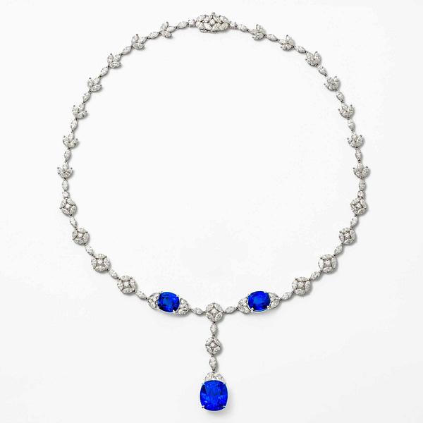 Tiffany Carat Sapphire and Diamond 