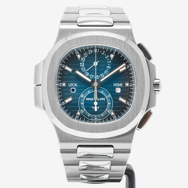 Patek Philippe 5990/1A-011 Nautilus Travel Time Chronograph Blue