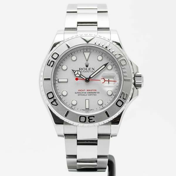 Rolex Yacht-Master 40 Silver Dial Stainless Steel Platinum Bezel